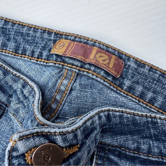 Vintage Y2K L.E.I. Flare Classic Blue Denim Jeans - Picture 12 of 15